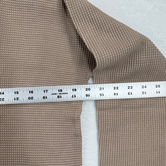 Eileen Fisher Silk Organic Cotton Waffle Knit Open Front Cardigan Top S Beige - Picture 5 of 10